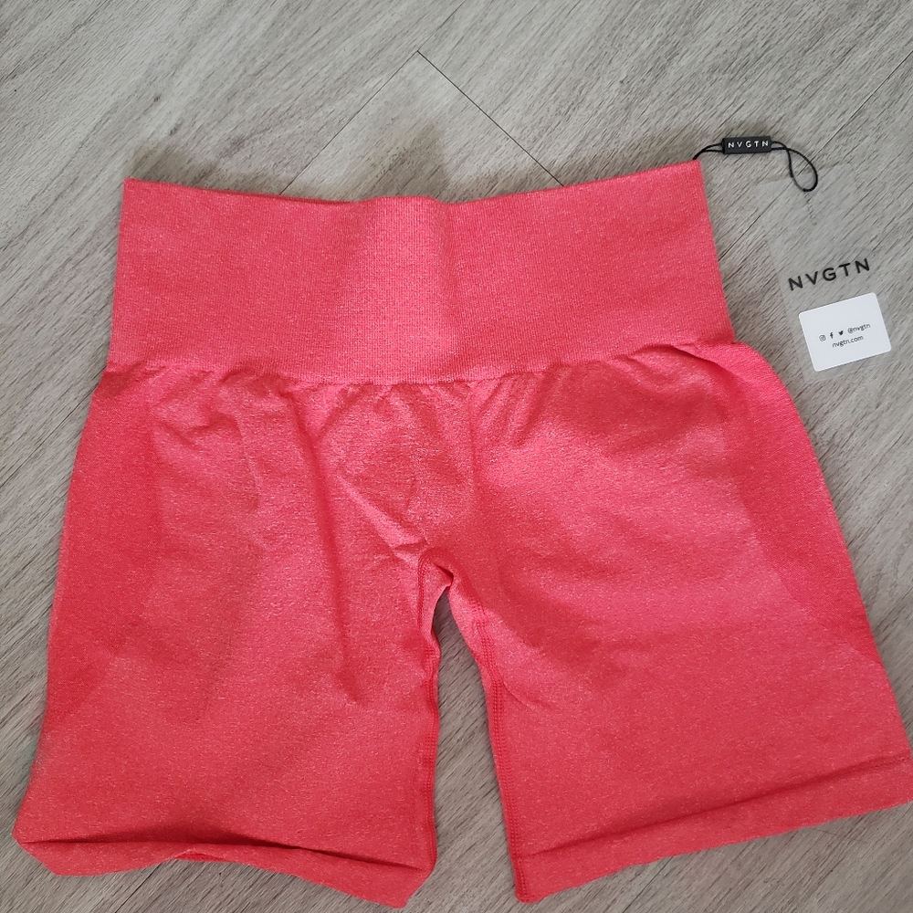 NVGTN Candy Apple Contour Shorts Small